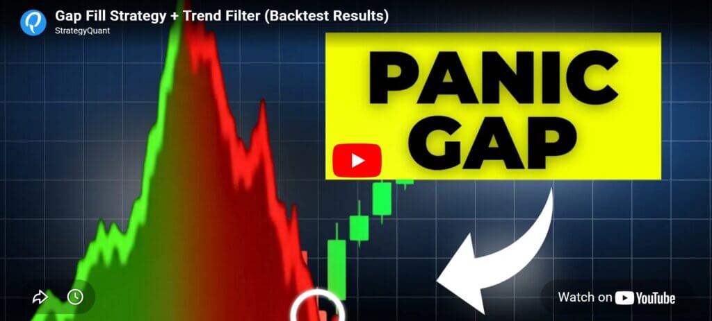 Trading Market Panic: The Gap Fill Strategy with a Trend Filter