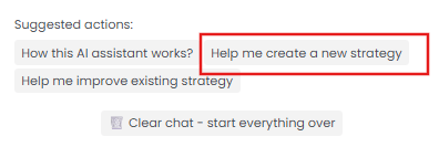 Help me create a new strategy button